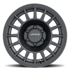 Mrw 707 Matte Black 6lug Studio Front