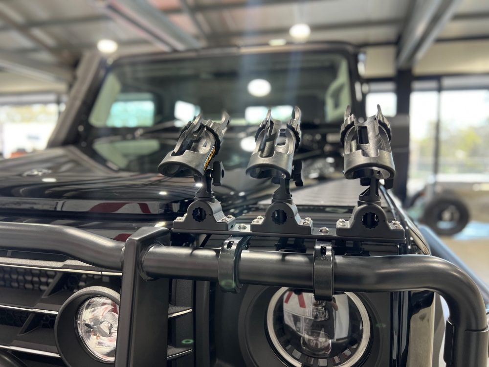 Fish Tek Bull Bar Fishing Rod Holder Expedition HQ