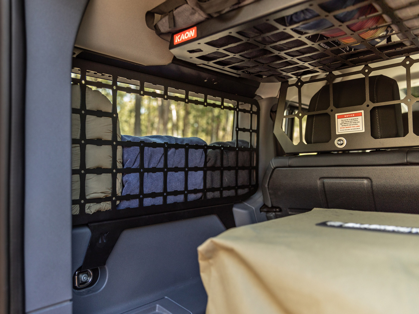 Kaon Ineos Grenadier Rear Molle Panels Internal 4