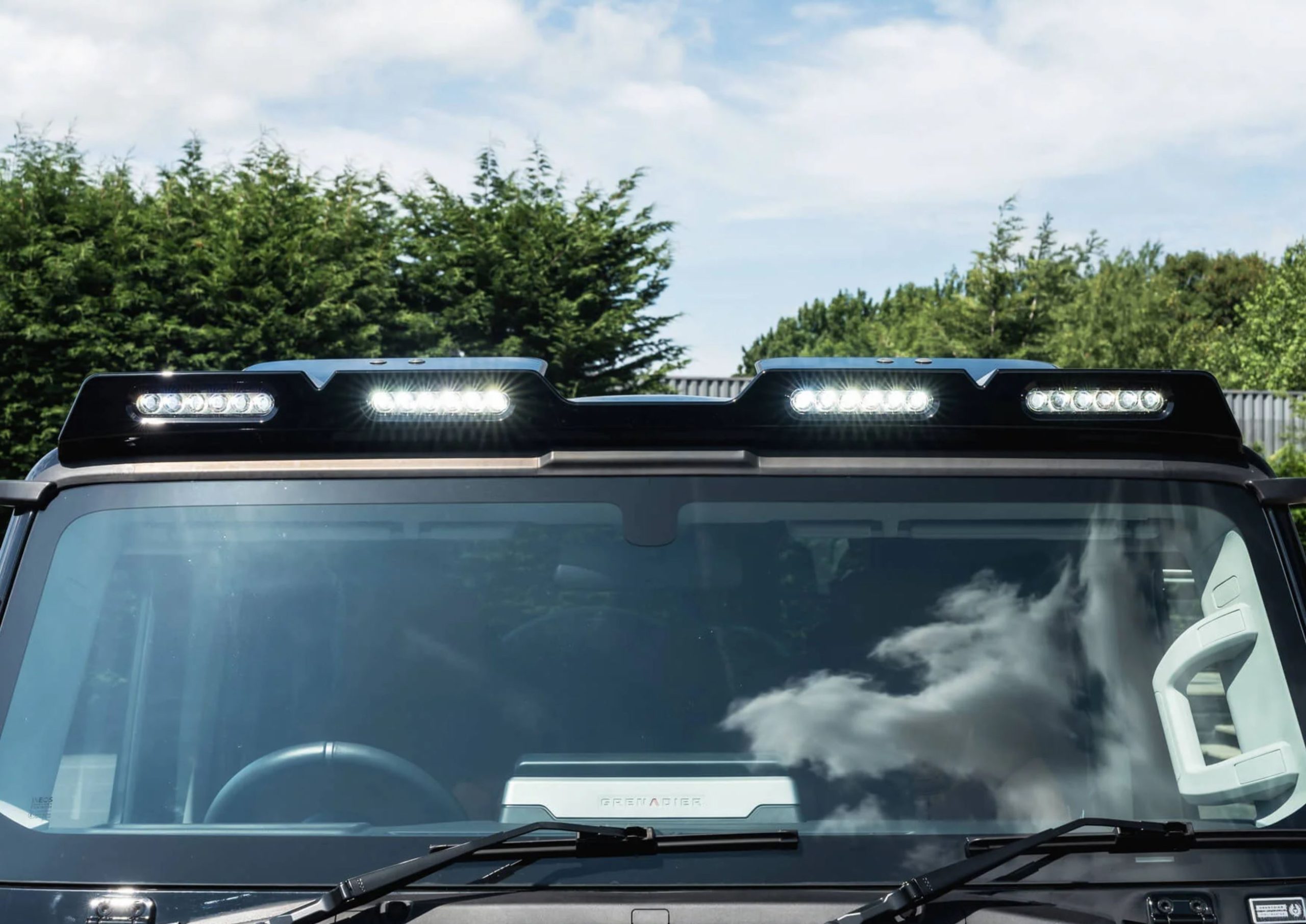 Ineos Grenadier (2023 Present) Quad Roof Shield With Led Lights Australia Expedition Hq 2