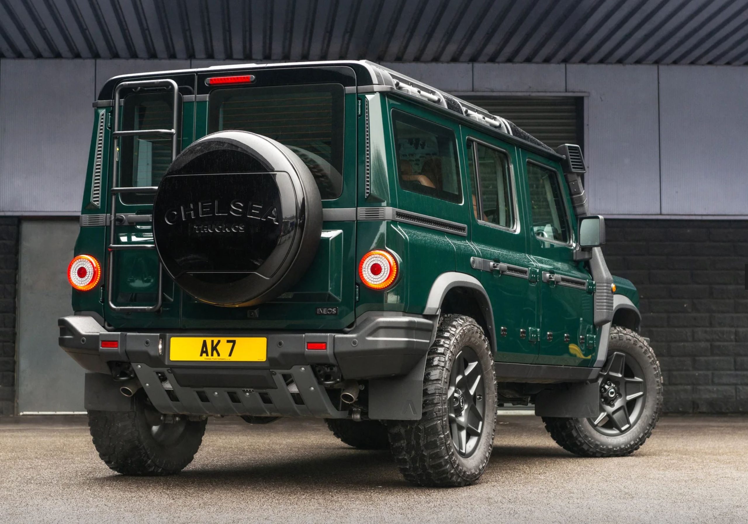 Ineos Grenadier Chelsea Truck Company Kahn Hard Spare Wheel Cover Australia Expedition Hq 4