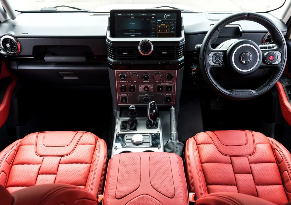 Ineos Grenadier (2023–present) Comfort Leather Interior – Vermilion Australia Expedition Hq 3