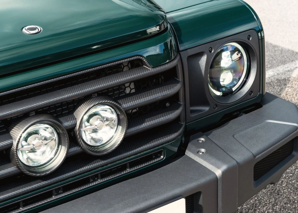 Ineos Grenadier Carbon Fibre Dakar Lamp Grille Chelsea Truck Co Australia Expedition Hq 9