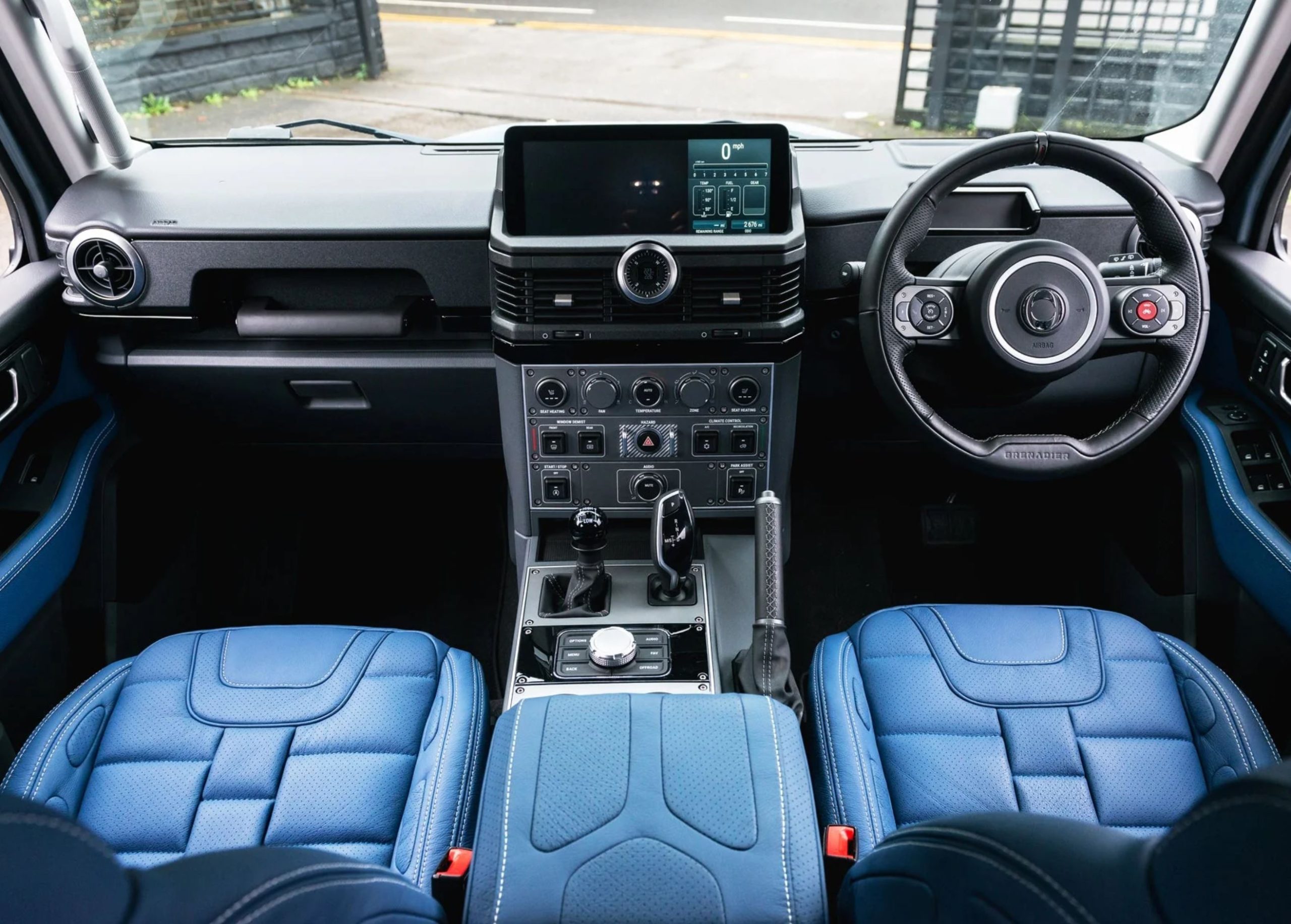 Ineos Grenadier (2023 Present) Comfort Leather Interior Bristol Blue Australia Expedition Hq 3
