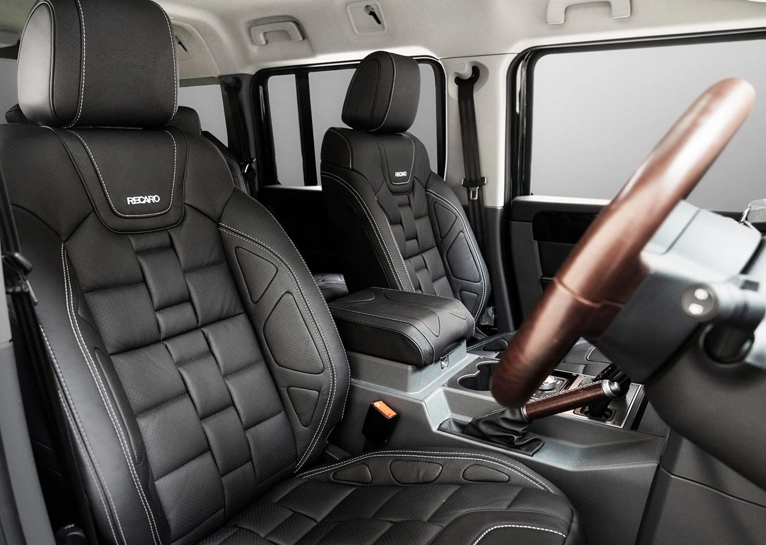 Ineos Grenadier (2023 Present) Comfort Leather Interior Volcanic Black Australia Expedition Hq 1