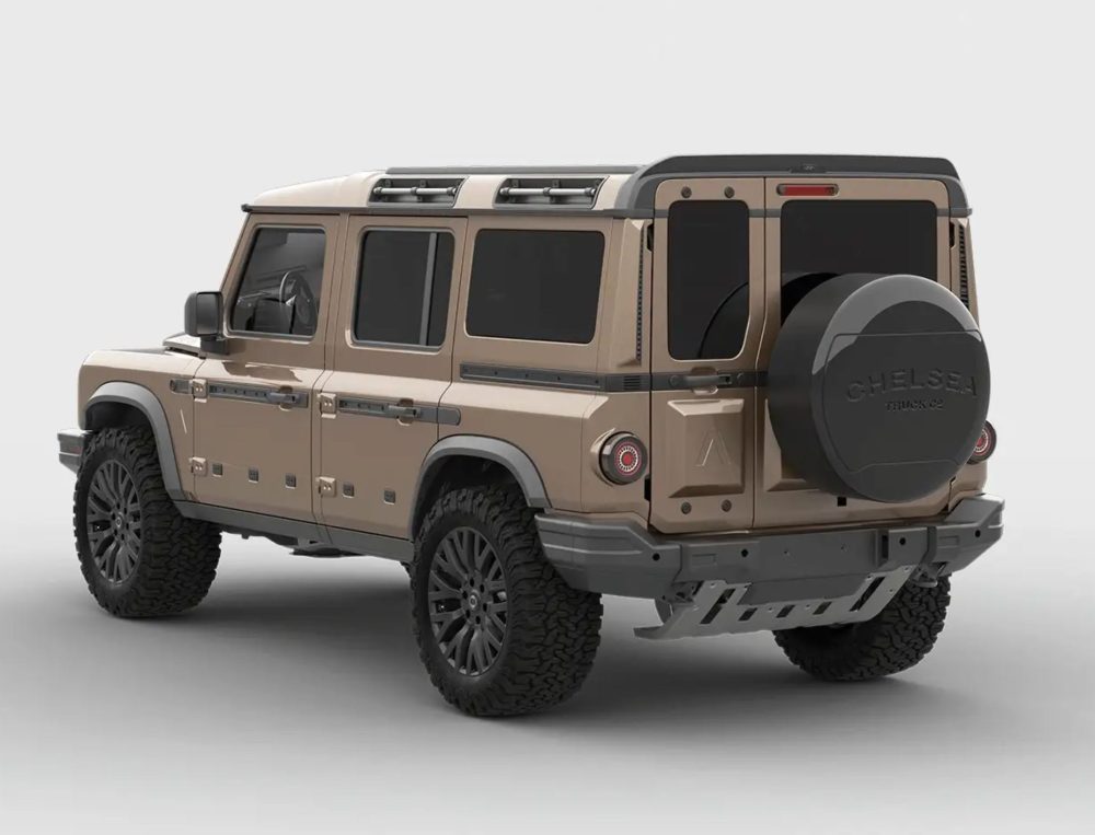 Ineos Grenadier (2023 Present) Exposed Carbon Rear Roof Wing (matte) Australia Expedition Hq 1