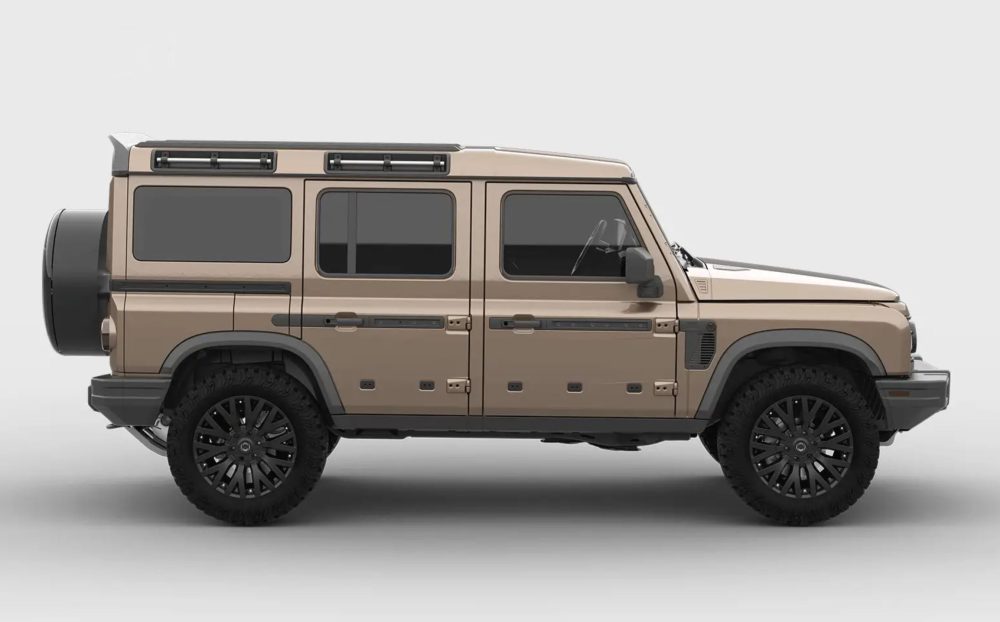 Ineos Grenadier (2023 Present) Exposed Carbon Rear Roof Wing (matte) Australia Expedition Hq 3