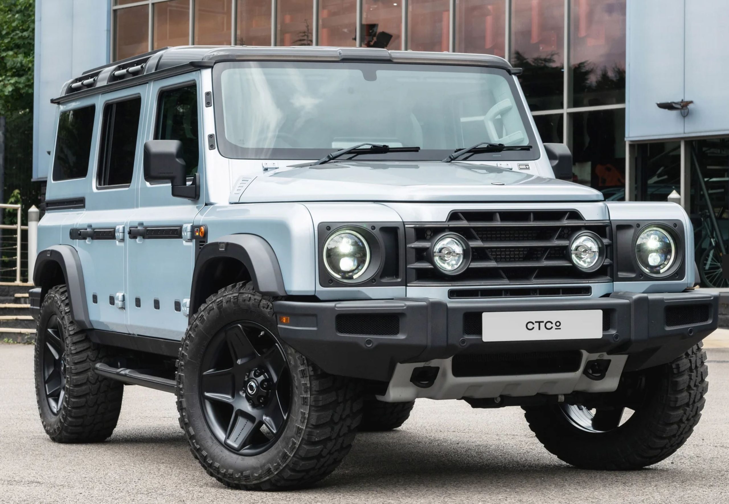 Ineos Grenadier Extra Wide Package 1 Matte Black Rs Forged Wheels Australia Expedition Hq 1