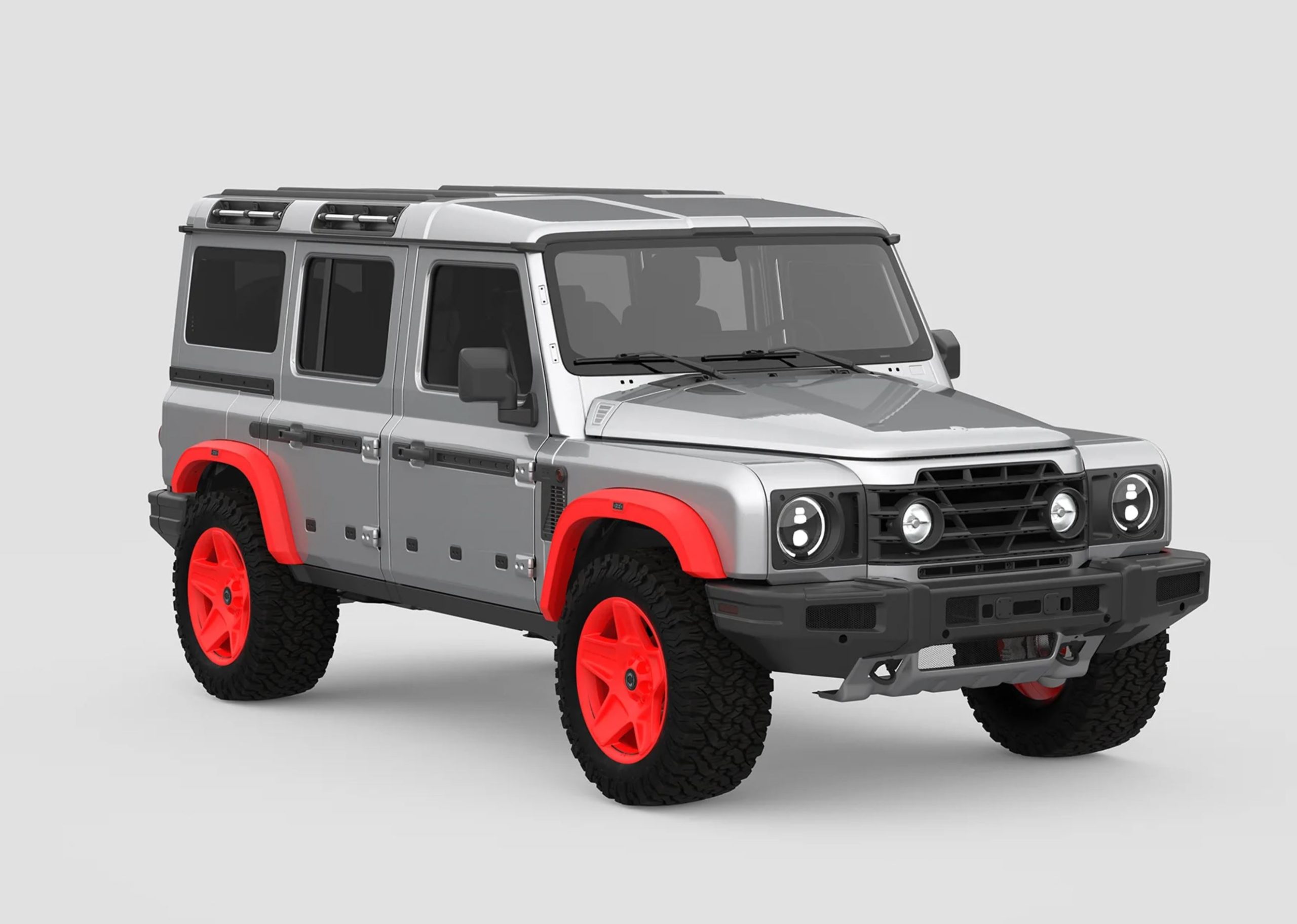 Ineos Grenadier Extra Wide Package 1 Matte Black Rs Forged Wheels Australia Expedition Hq 2