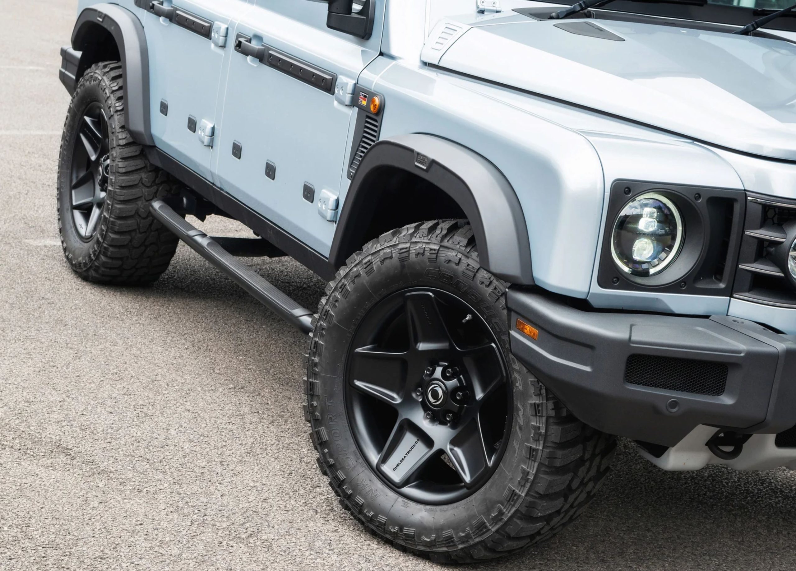 Ineos Grenadier Extra Wide Package 1 Matte Black Rs Forged Wheels Australia Expedition Hq 5