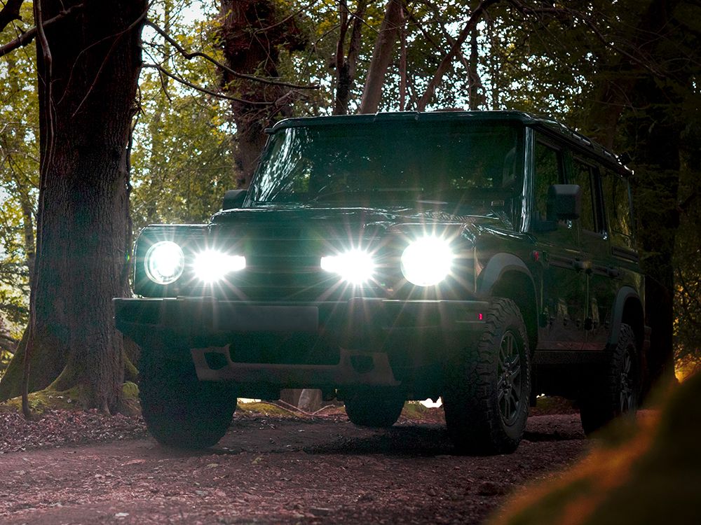 Lazer Lamps Ineos Grenadier Elite Grill Kit Spotlights Australia Expedition Hq 9