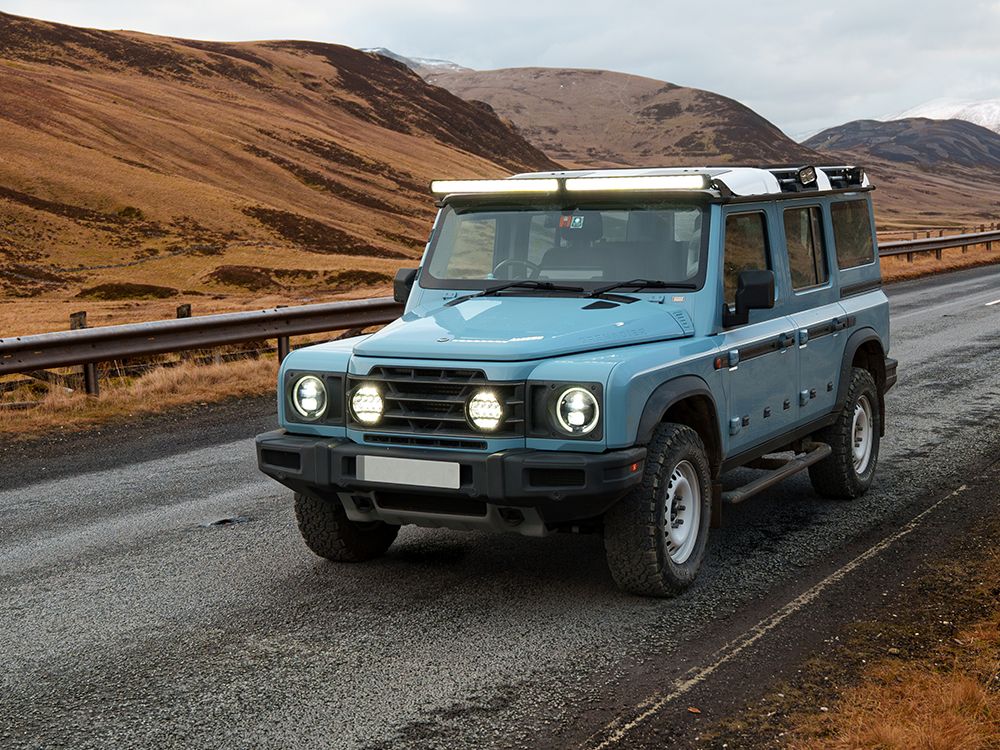 Lazer Lamps Sentinel Elite Grill Kit Ineos Grenadier Spotlights Australia Expedition Hq 4