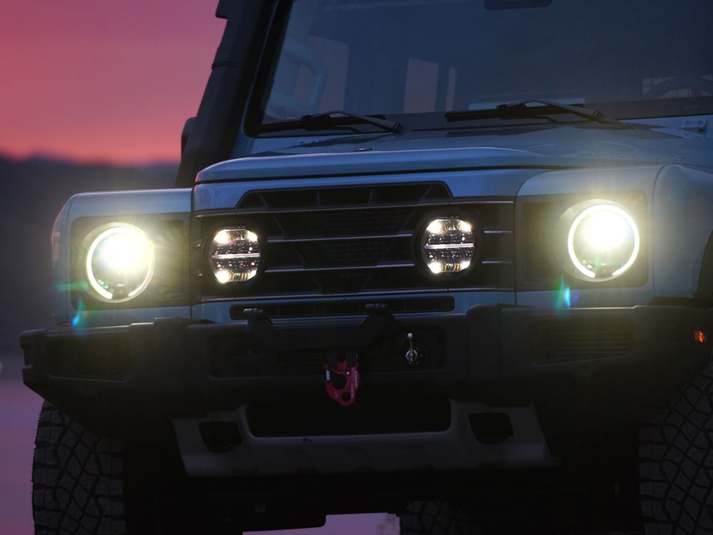 Lazer Lamps Sentinel Elite Grill Kit Ineos Grenadier Spotlights Australia Expedition Hq 7