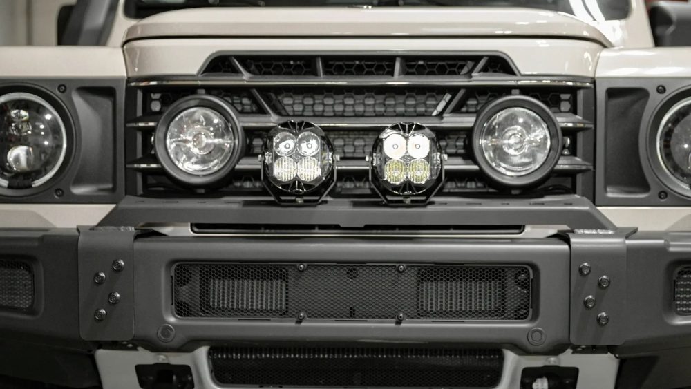 Leitner Ineos Grenadier Front Bumper Light Bar Spotlights Australia Expedition Hq 2