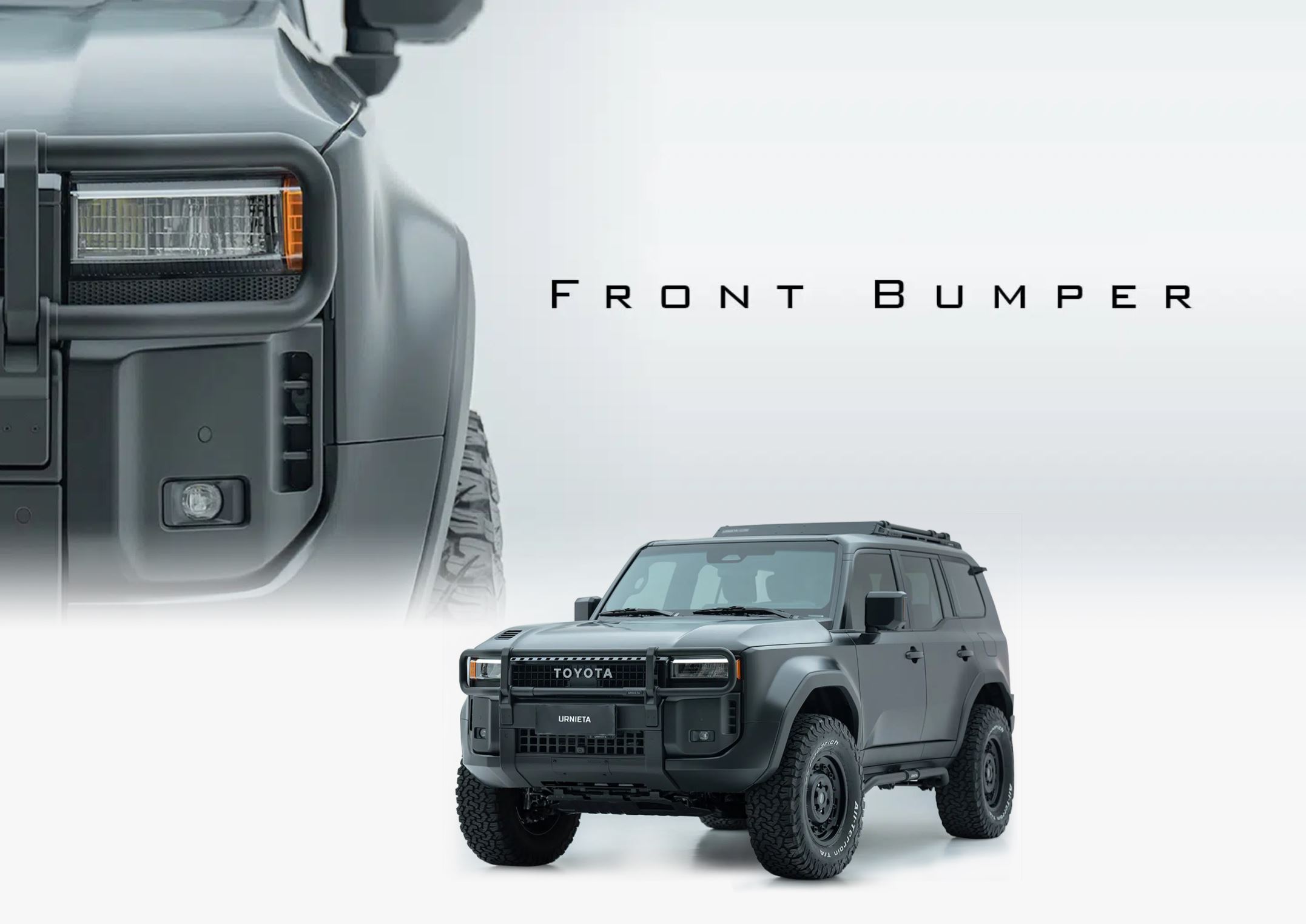 Urnieta Landcruiser 250 Series Prado 4x4 Accessories Australia Front Bumper Bullbar