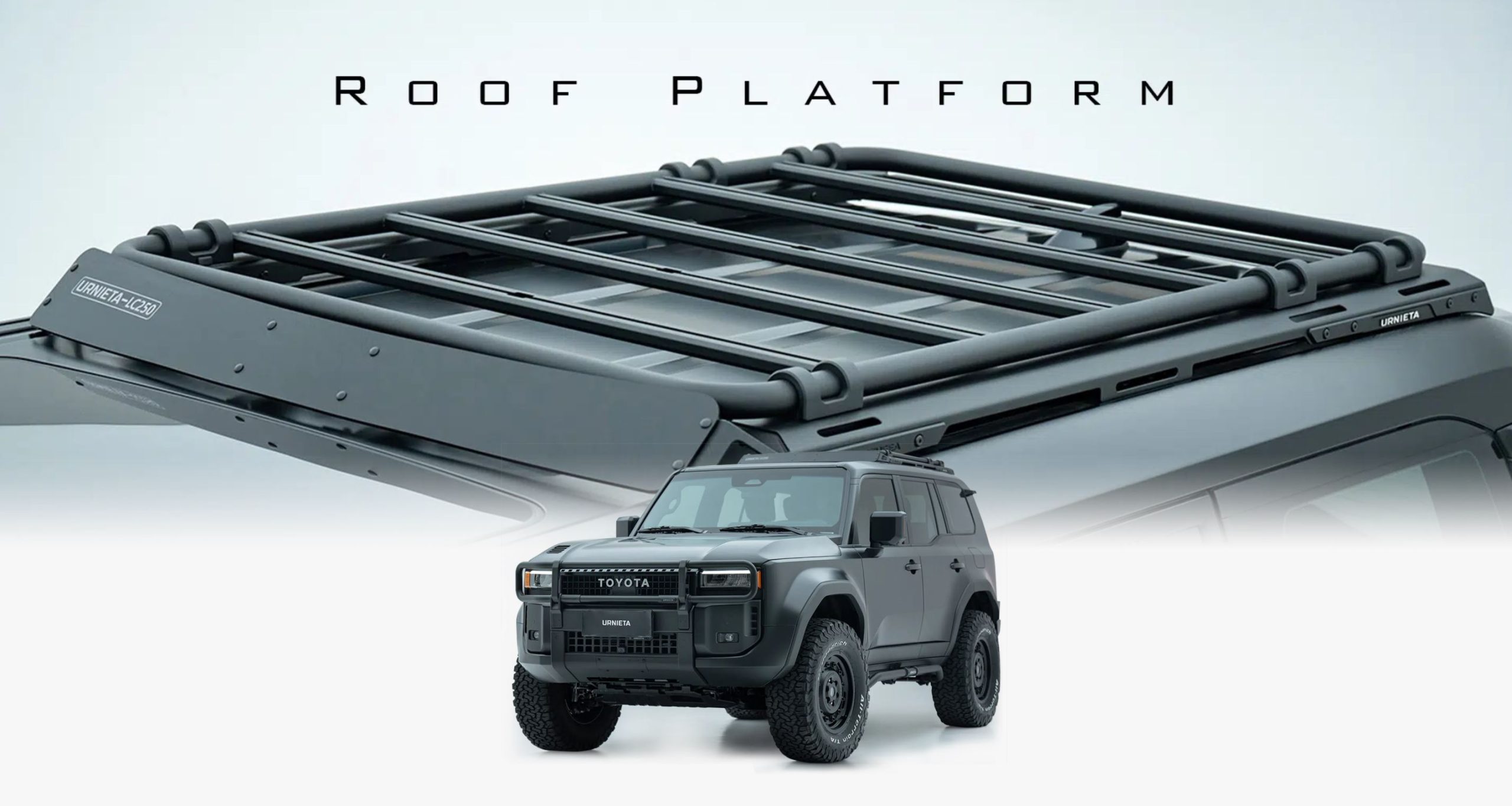 Urnieta Roof Platform Roofrack, Toyota Landcruiser Lc250 Prado 4x4 Accessories Australia 1