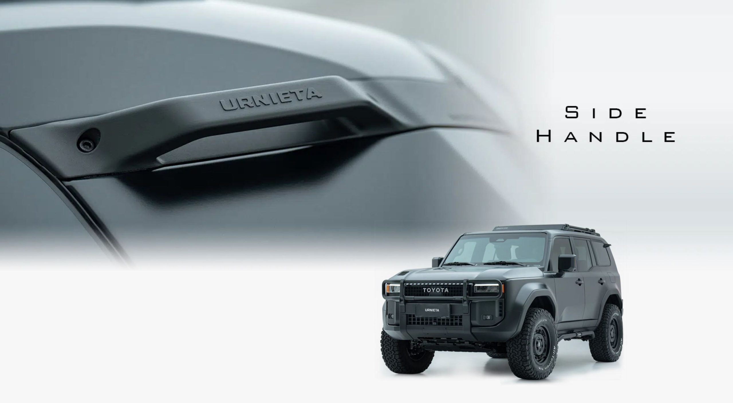 Urnieta Side Handle Kit, Toyota Landcruiser Lc250 Prado 4x4 Accessories Australia 1