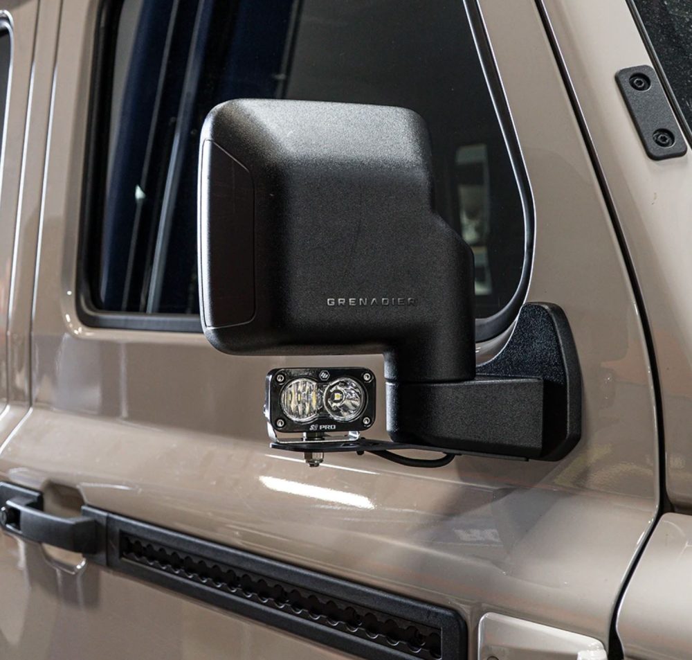 Baja Designs S2 Mirror Light Mount Kit For Ineos Grenadier By Agile Offroad (1)