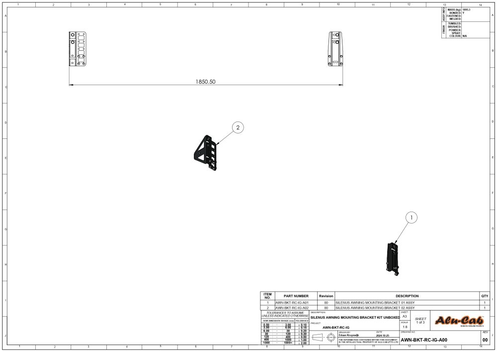 Shadow Awning Bracket Silenus Alu Cab 270 Degree Awning Bracket 4x4 Australia 4