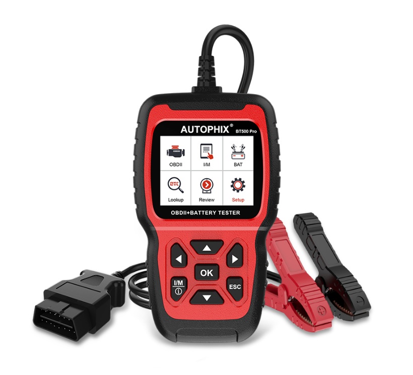 Autophix Bt500 Pro Battery Tester Obd2 Universal Code Reader Australia
